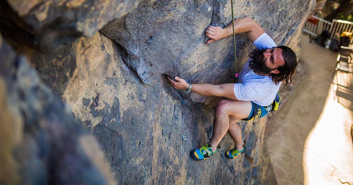 Rock climbing